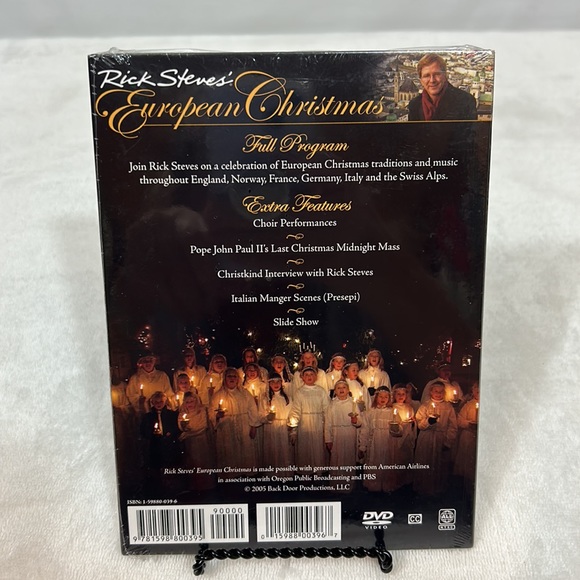 Rick Steves European Christmas DVD NIP - Picture 2 of 3